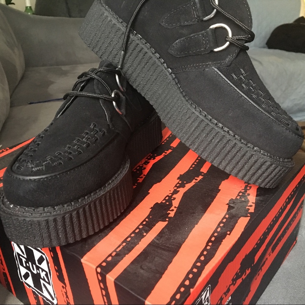 SOLD!! T.U.K. Suede Creepers